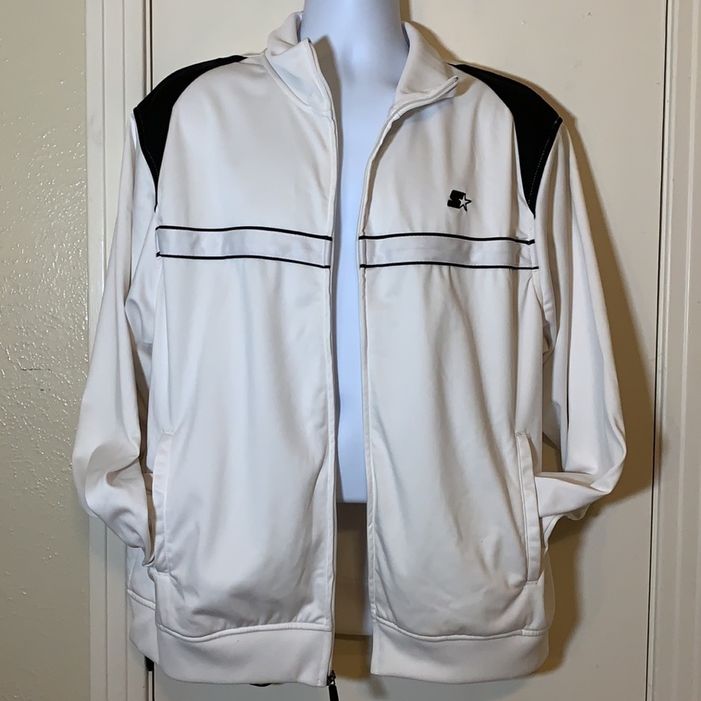 Vintage Starter Zip Down Track Jacket, L - Picture 6 of 11